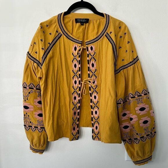 RD + Koko Embroidered Cardigan/Top/Blouse M - Picture 3 of 7